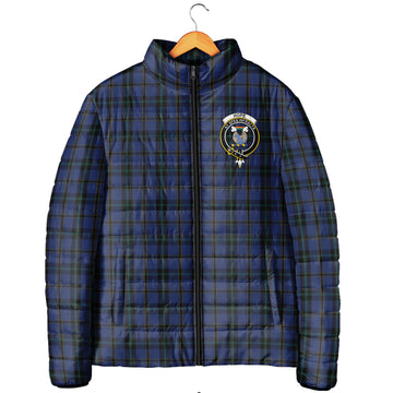 Hope (Vere-Weir) Tartan Padded Jacket with Family Crest