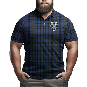 Hope (Vere-Weir) Tartan Men's Polo Shirt with Family Crest