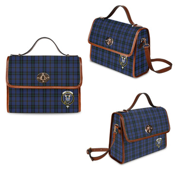 Hope (Vere-Weir) Tartan Waterproof Canvas Bag with Family Crest