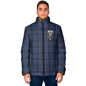 Hope (Vere-Weir) Tartan Padded Jacket with Family Crest