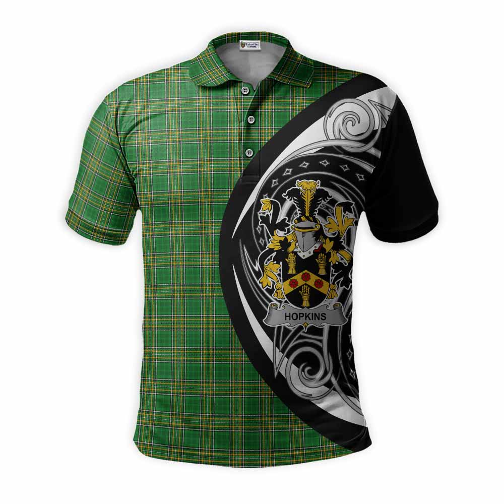 Tartan Vibes Clothing Hopkins Irish Clan Polo Shirt Celtic Circle Style