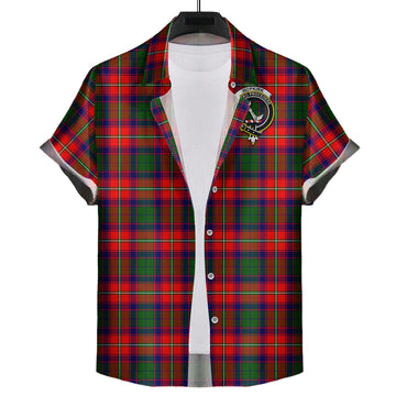 Hopkirk Tartan Hawaiian Shirt with Family Crest Kid - Tartan Vibes Clothing