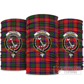 Hopkirk Tartan Neck Gaiters, Tartan Bandanas, Tartan Head Band with Family Crest package One Size - Tartan Vibes Clothing
