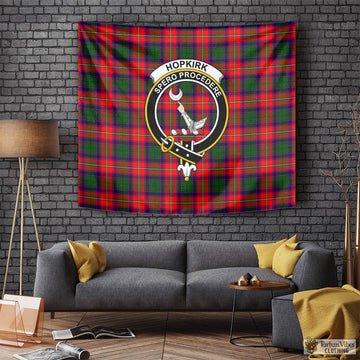 Hopkirk Tartan Tapestry Wall Hanging and Home Decor for Room with Family Crest Tapestry - Tartan Vibes Clothing
