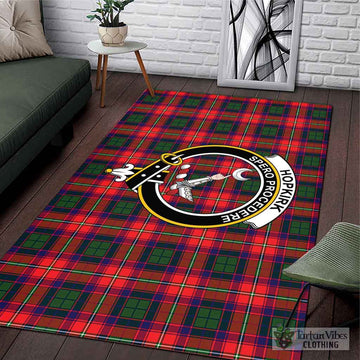 Hopkirk Tartan Area Rug with Family Crest L 59*86 inch (150x220 cm) - Tartan Vibes Clothing