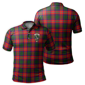 Hopkirk Tartan Men's Polo Shirt with Family Crest