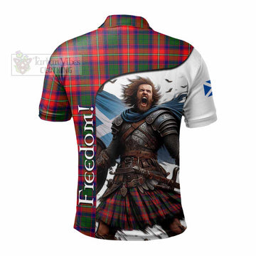 Hopkirk Crest Tartan Polo Shirt Inspired by the Freedom of Scottish Warrior - Tartan Vibes Clothing