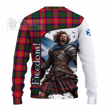 Hopkirk Crest Tartan Knitted Sweater Inspired by the Freedom of Scottish Warrior - Tartan Vibes Clothing