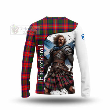 Hopkirk Crest Tartan Long Sleeve T-Shirt Inspired by the Freedom of Scottish Warrior - Tartan Vibes Clothing