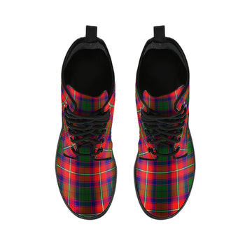 Hopkirk Tartan Leather Boots - Tartan Vibes Clothing