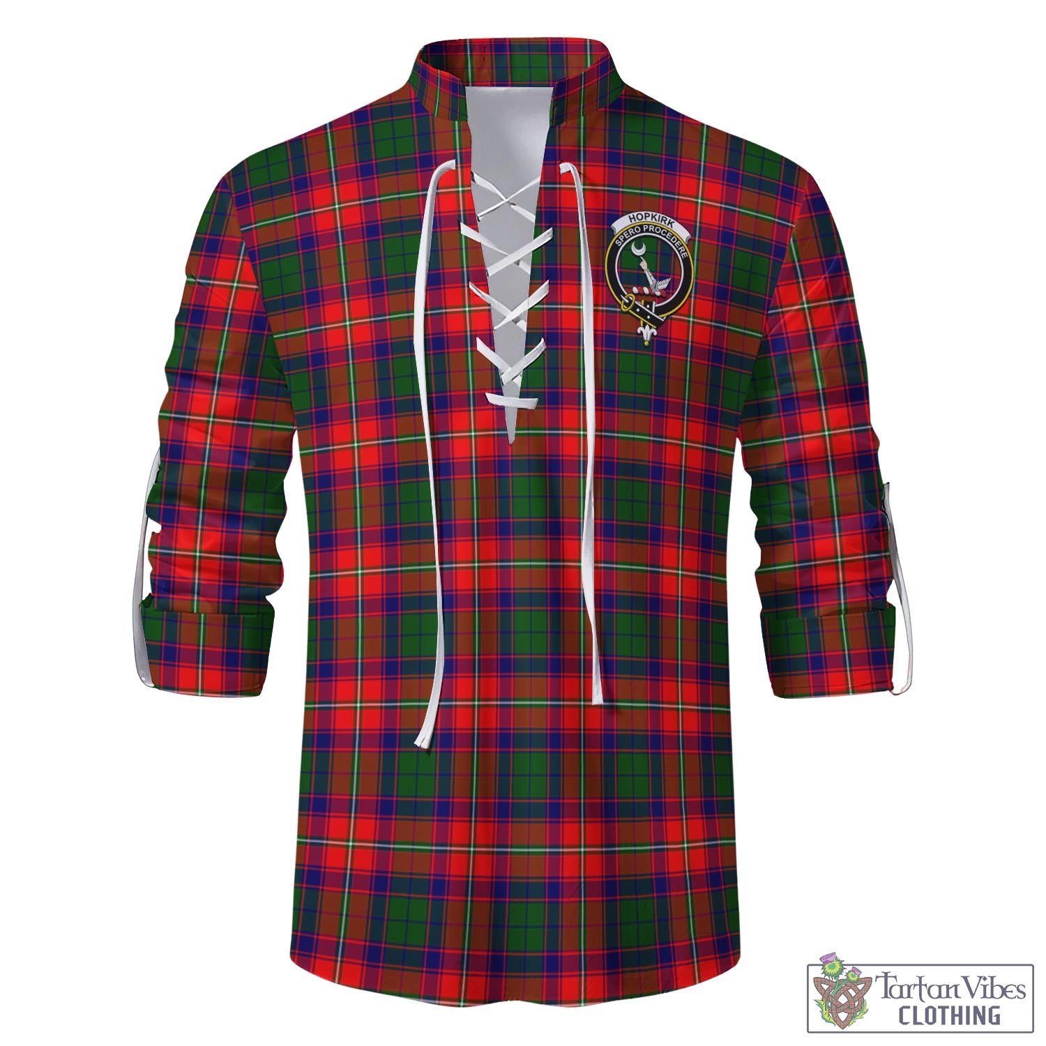 Scots Print Blanket - Hopkirk Tartan Crest Blanket To My Wife Style, Gift From Scottish Husband