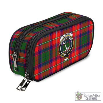Hopkirk Tartan Pen and Pencil Case with Family Crest - Tartan Vibes Clothing