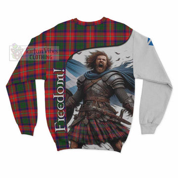 Hopkirk Crest Tartan Sweatshirt Inspired by the Freedom of Scottish Warrior - Tartan Vibes Clothing