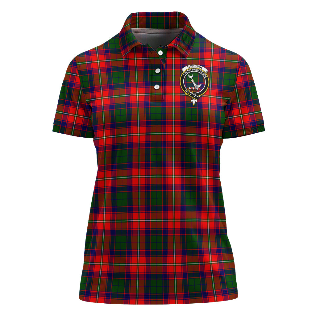 hopkirk-tartan-polo-shirt-with-family-crest-for-women