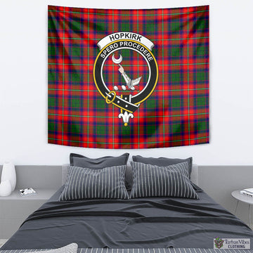 Hopkirk Tartan Tapestry Wall Hanging and Home Decor for Room with Family Crest - Tartan Vibes Clothing