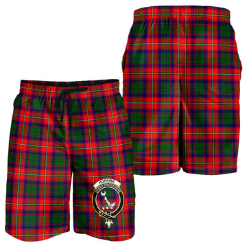 Hopkirk Tartan Mens Shorts with Family Crest - Tartan Vibes Clothing