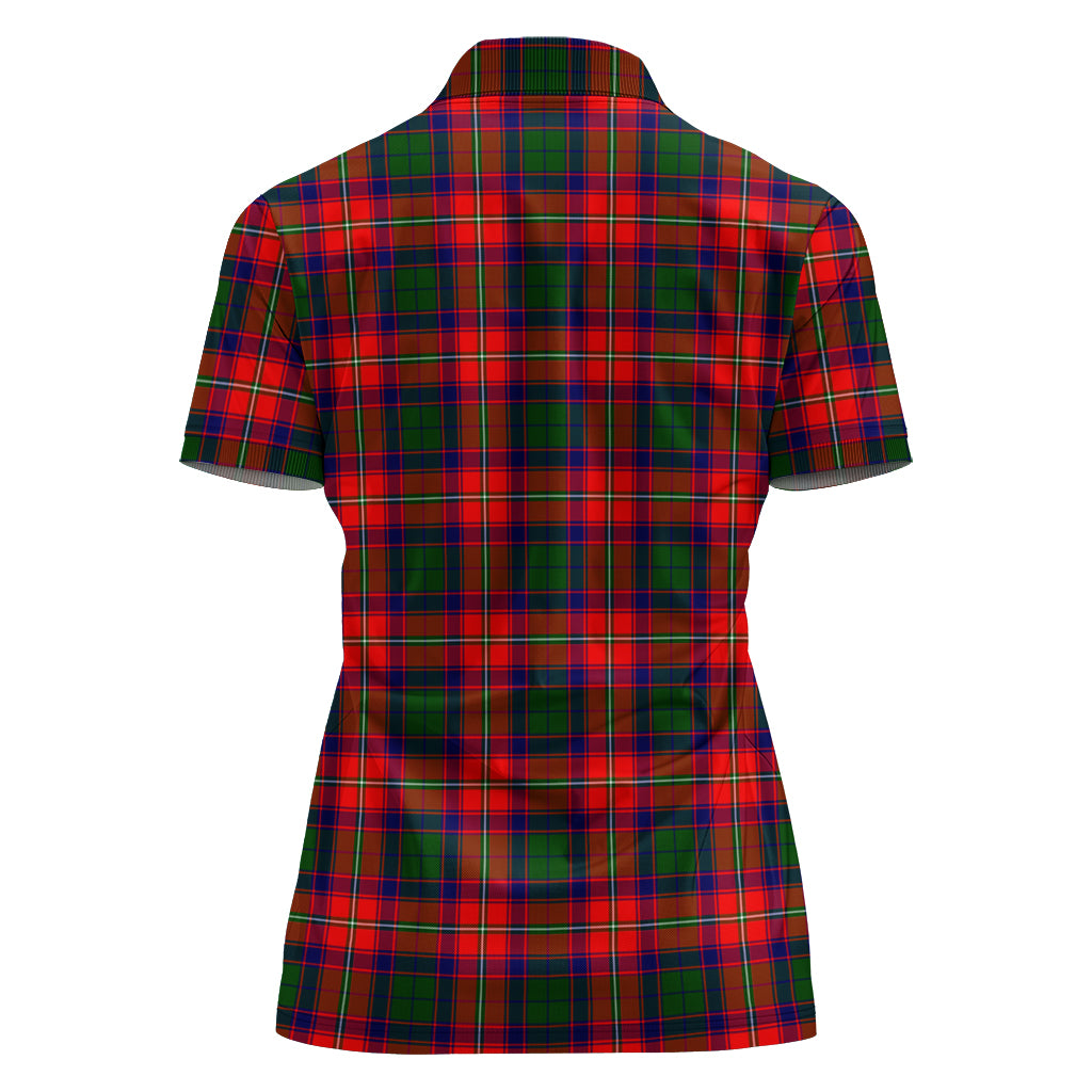 hopkirk-tartan-polo-shirt-with-family-crest-for-women