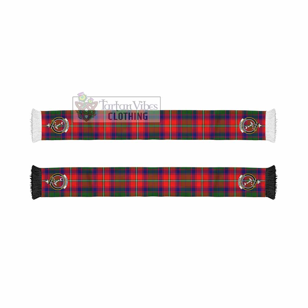 Hopkirk Tartan Ruffneck Scarf with Family Crest - Tartan Vibes Clothing