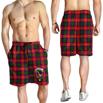 Hopkirk Tartan Mens Shorts with Family Crest - Tartan Vibes Clothing