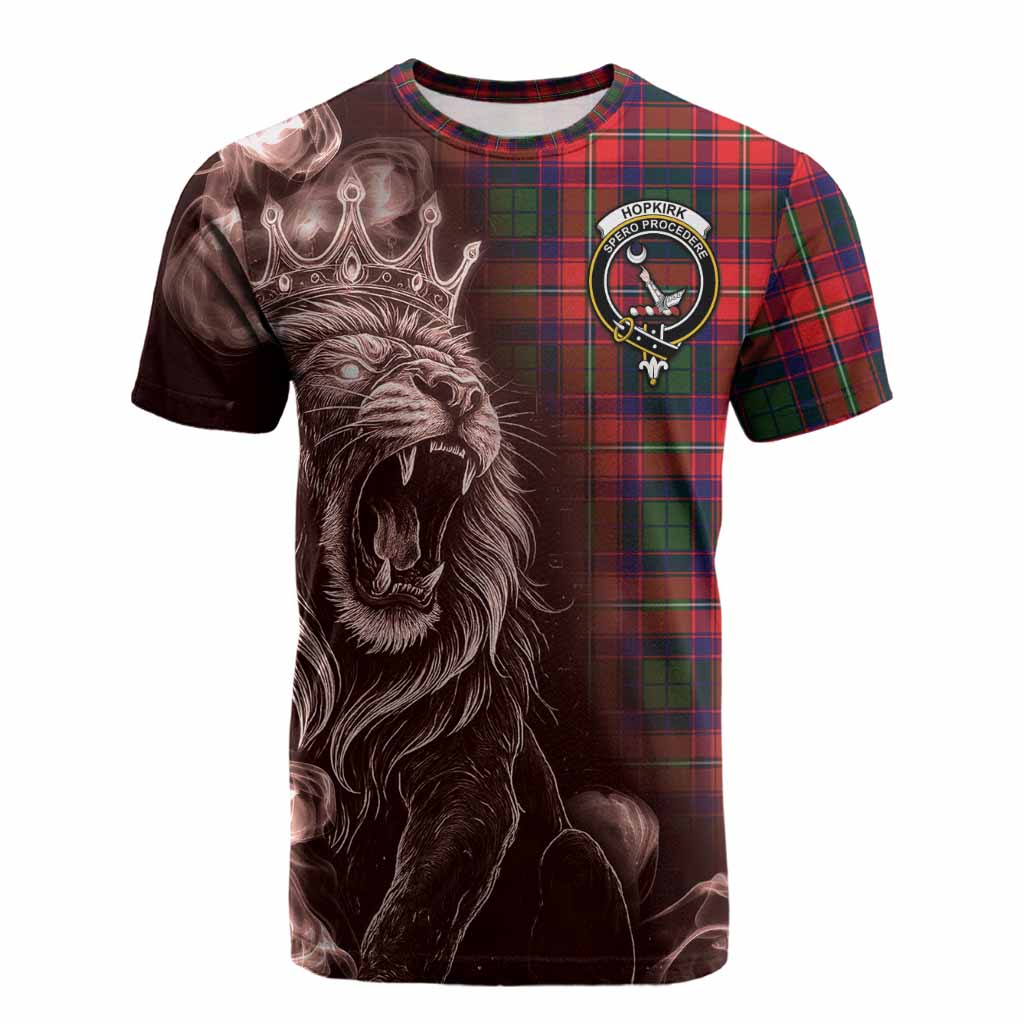 Hopkirk Tartan Cotton T-shirt Roaring Lion Heritage