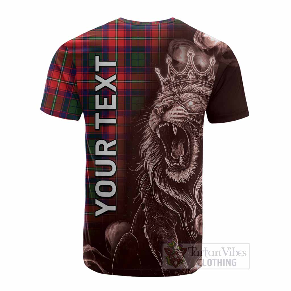 Hopkirk Tartan Cotton T-shirt Roaring Lion Heritage