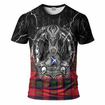 Hopkirk Tartan Crest T-Shirt Celtic Odin's Raven Legacy