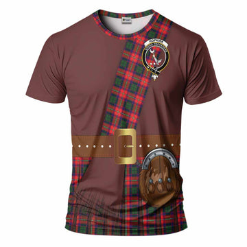 Hopkirk Tartan Crest T-Shirt Kilt Costume Style