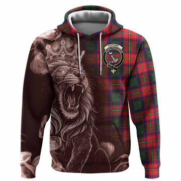 Hopkirk Tartan Hoodie Roaring Lion Heritage