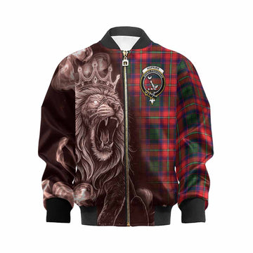 Hopkirk Tartan Kid Bomber Jacket Roaring Lion Heritage
