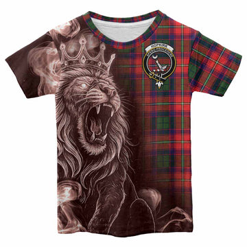 Hopkirk Tartan Kid T-shirt Roaring Lion Heritage