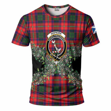 Hopkirk Tartan T-Shirt Thistle Scottish Spirit