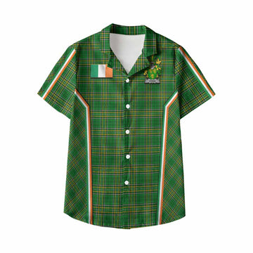 Horan Irish Clan Coat of Arm Tartan Kid Hawaiian Shirt Flag Style
