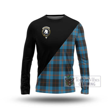 Horsburgh Tartan Long Sleeve T-Shirt with Family Crest and Military Logo Style Unisex - Tartan Vibes Clothing