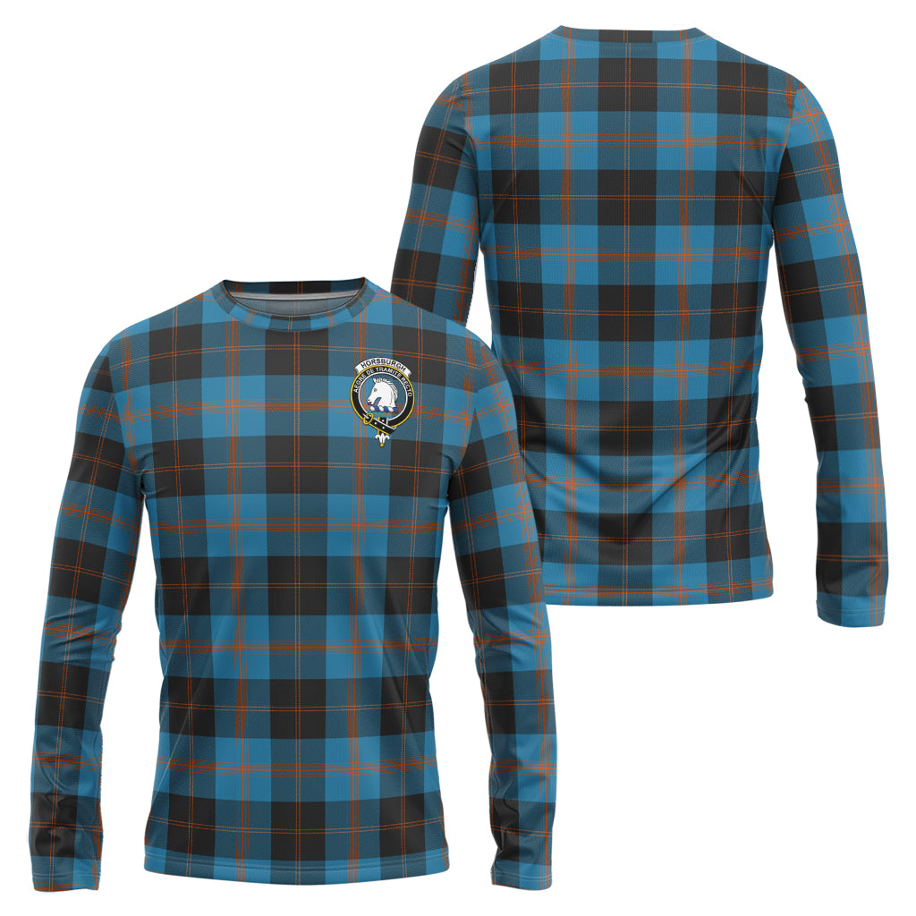 Horsburgh Tartan Long Sleeve T-Shirt with Family Crest Unisex - Tartan Vibes Clothing