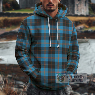 Horsburgh Tartan Cotton Hoodie Zip Hoodie - Tartan Vibes Clothing