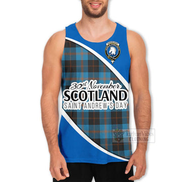 Horsburgh Family Crest Tartan Men's Tank Top Celebrate Saint Andrew's Day in Style Men - Tartan Vibes Clothing