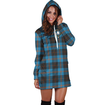 Horsburgh Tartan Hoodie Dress with Family Crest - Tartan Vibes Clothing