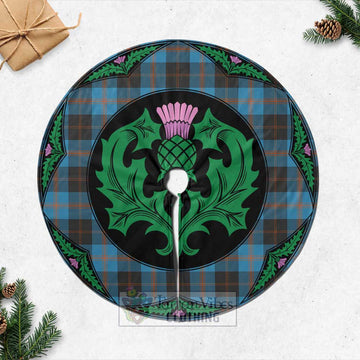 Horsburgh Tartan Christmas Tree Skirt Scottish Thistle Style Casual Tree Skirts - Tartan Vibes Clothing