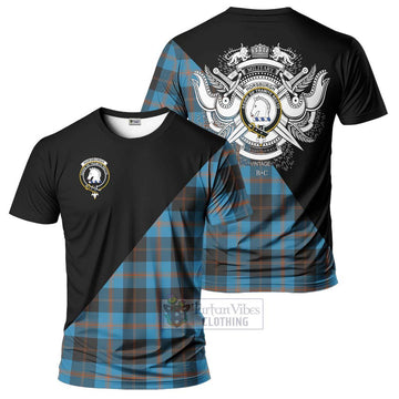Horsburgh Tartan T-Shirt with Family Crest and Military Logo Style Kid's Shirt - Tartan Vibes Clothing