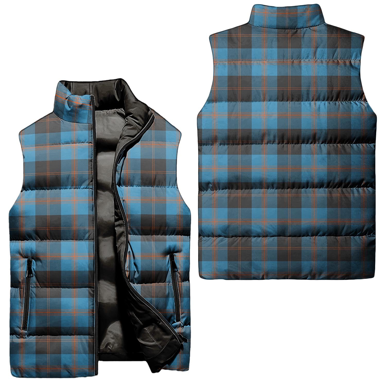 Horsburgh Tartan Sleeveless Puffer Jacket Unisex - Tartan Vibes Clothing