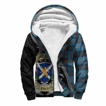 Horsburgh Tartan Family Crest Sherpa Hoodie Lion Rampant Royal Thistle Shield Celtic Inspired Unisex S - Tartan Vibes Clothing