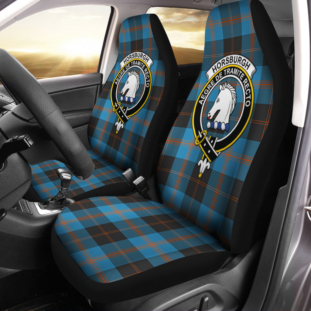 Horsburgh Tartan Car Seat Cover with Family Crest One Size - Tartan Vibes Clothing