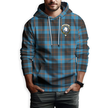 Horsburgh Tartan Hoodie with Family Crest Zip Hoodie - Tartan Vibes Clothing