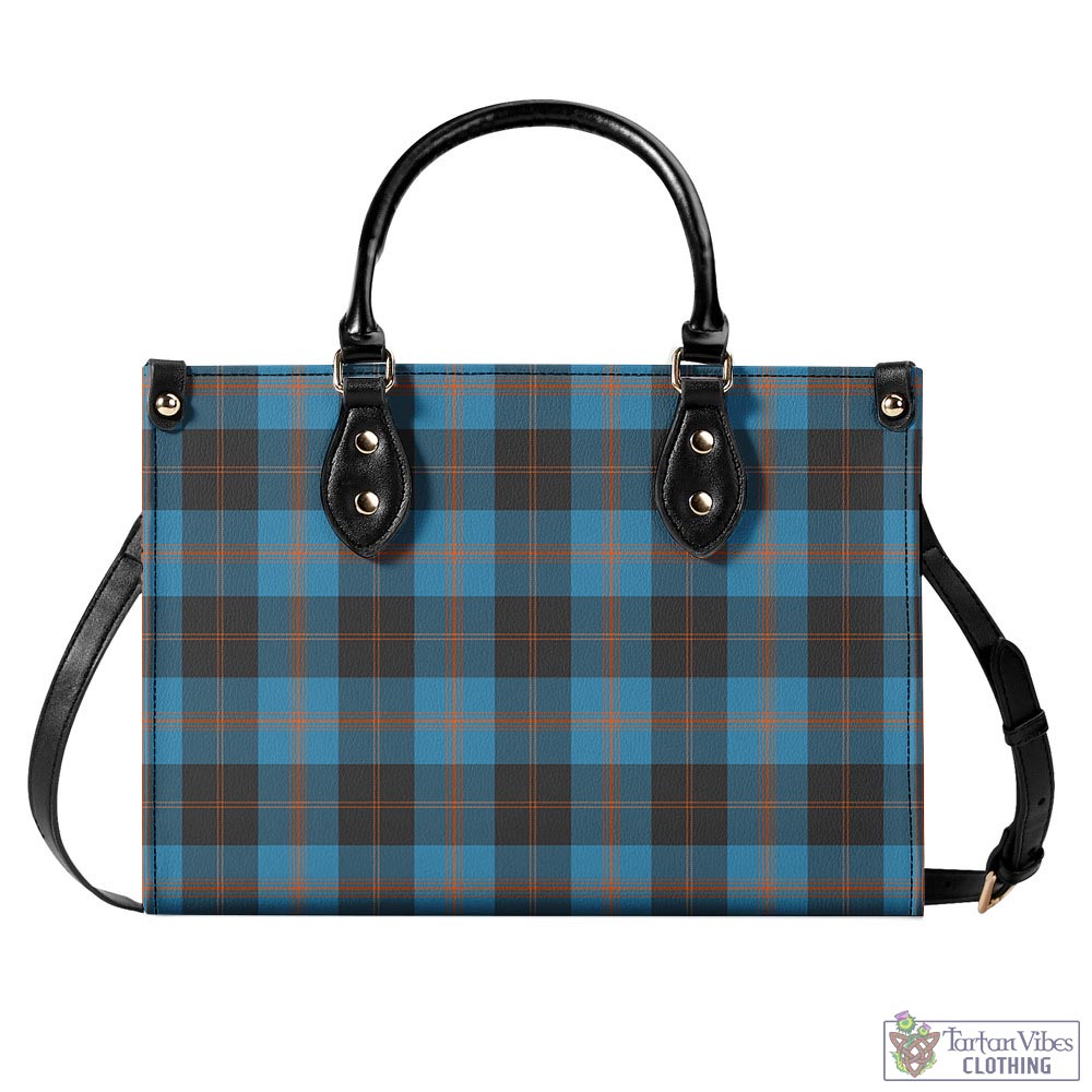 Horsburgh Tartan Luxury Leather Handbags L - Tartan Vibes Clothing