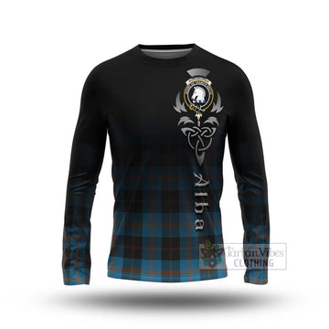 Horsburgh Tartan Long Sleeve T-Shirt Featuring Alba Gu Brath Family Crest Celtic Inspired Unisex - Tartan Vibes Clothing