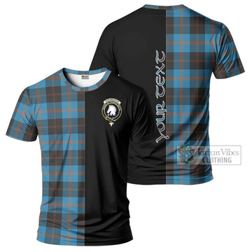 Horsburgh Tartan T-Shirt with Family Crest and Half Of Me Style Kid's Shirt - Tartan Vibes Clothing