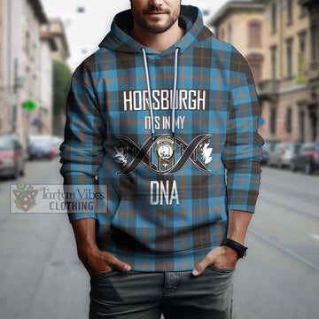 Horsburgh Tartan Hoodie with Family Crest DNA In Me Style Pullover Hoodie - Tartan Vibes Clothing