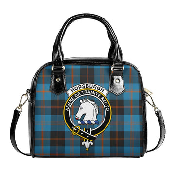 Horsburgh Tartan Shoulder Handbags with Family Crest