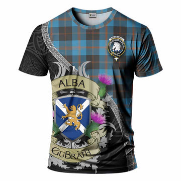 Horsburgh Tartan Family Crest T-Shirt Lion Rampant Royal Thistle Shield Celtic Inspired Kid's Shirt - Tartan Vibes Clothing