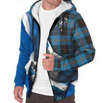 Horsburgh Tartan Sherpa Hoodie with Family Crest Scotland Patriotic Style Unisex S - Tartan Vibes Clothing